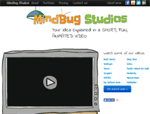 Tablet Screenshot of mindbugstudios.com
